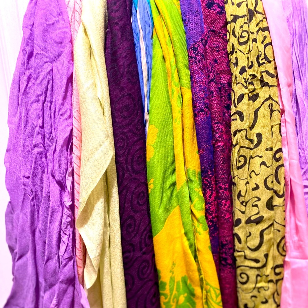 Lot of Hair wraps/scarves